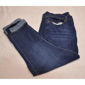 Levi Strauss Jeans Womens 16W Mid-Rise‎ Capri Cropped Denim Stretch Waterless